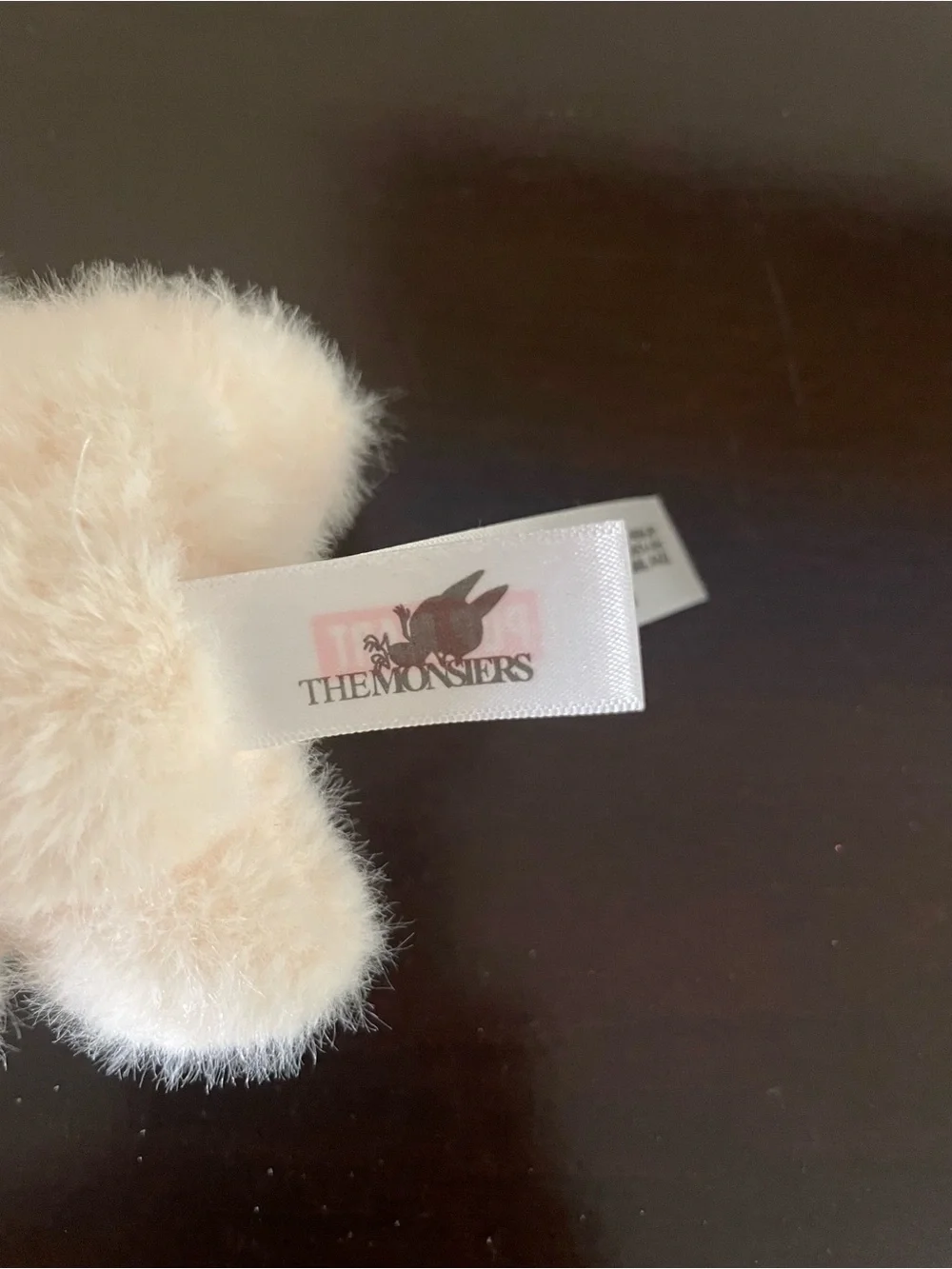 Plush Small Pet Toy - Cream Faux Fur Companion